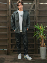 フェイクレザーラムスキンジョガーパンツ - A blends official | ブランド公式オンラインストア