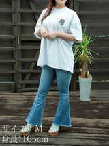 製品染めスタンププリントTシャツ - A blends official | ブランド公式オンラインストア