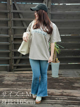 製品染めカレッジロゴプリントTシャツ - A blends official | ブランド公式オンラインストア