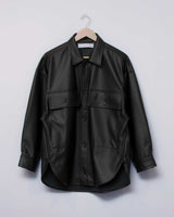 【2021 Fall & Winter NEW Arrivals】A blendsフェイクレザーラムスキンCPO - A blends official | ブランド公式オンラインストア