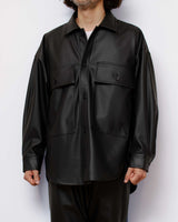 【2021 Fall & Winter NEW Arrivals】A blendsフェイクレザーラムスキンCPO - A blends official | ブランド公式オンラインストア