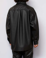 【2021 Fall & Winter NEW Arrivals】A blendsフェイクレザーラムスキンCPO - A blends official | ブランド公式オンラインストア