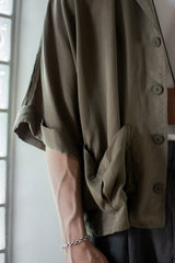 【2021 SPECIAL PRICE】A blends 6分袖シャツジャケット - A blends official | ブランド公式オンラインストア