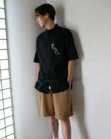 【2021 SPECIAL PRICE】A blends 綿麻スタンドカラーS/Sシャツ - A blends official | ブランド公式オンラインストア