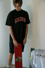 【2021 SPECIAL PRICE】製品染めカレッジロゴプリントTシャツ - A blends official | ブランド公式オンラインストア