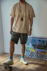 【2021 SPECIAL PRICE】製品染めカレッジロゴプリントTシャツ - A blends official | ブランド公式オンラインストア