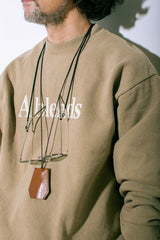 【2021 Spring NEW Arrivals】A blends 製品染めフロッキープリントスウェットクルーネック ※再入荷 - A blends official | ブランド公式オンラインストア