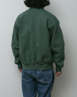 【2021 Spring NEW Arrivals】A blends 製品染めフロッキープリントスウェットクルーネック - A blends official | ブランド公式オンラインストア