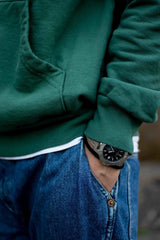 【2021 Spring NEW Arrivals】A blends 製品染めフロッキープリントスウェットパーカ - A blends official | ブランド公式オンラインストア