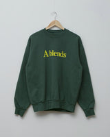 【2021 Spring NEW Arrivals】A blends 製品染めフロッキープリントスウェットクルーネック - A blends official | ブランド公式オンラインストア