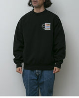 【2021 Spring NEW Arrivals】A blends 製品染めプリントスウェットクルーネック - A blends official | ブランド公式オンラインストア