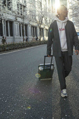 【2021 Spring NEW Arrivals】A blends 製品染めフロッキープリントスウェットパーカ - A blends official | ブランド公式オンラインストア