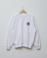 【2021 Spring NEW Arrivals】A blends 製品染めプリントスウェットクルーネック - A blends official | ブランド公式オンラインストア