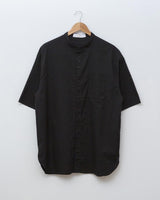 【2021 Spring NEW Arrivals】A blends 綿麻スタンドカラーS/Sシャツ - A blends official | ブランド公式オンラインストア