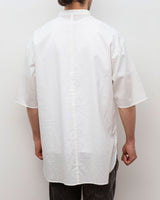 【2021 Spring NEW Arrivals】A blends 綿麻スタンドカラーS/Sシャツ - A blends official | ブランド公式オンラインストア