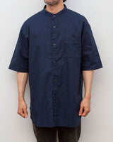 【2021 Spring NEW Arrivals】A blends 綿麻スタンドカラーS/Sシャツ - A blends official | ブランド公式オンラインストア