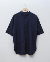 【2021 Spring NEW Arrivals】A blends 綿麻スタンドカラーS/Sシャツ - A blends official | ブランド公式オンラインストア