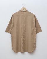 【2021 Spring NEW Arrivals】A blends 綿麻スタンドカラーS/Sシャツ - A blends official | ブランド公式オンラインストア