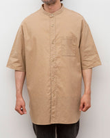 【2021 Spring NEW Arrivals】A blends 綿麻スタンドカラーS/Sシャツ - A blends official | ブランド公式オンラインストア