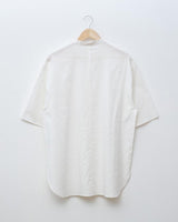 【2021 Spring NEW Arrivals】A blends 綿麻スタンドカラーS/Sシャツ - A blends official | ブランド公式オンラインストア