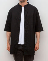 【2021 Spring NEW Arrivals】A blends 綿麻スタンドカラーS/Sシャツ - A blends official | ブランド公式オンラインストア