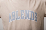 【2021 Summer NEW Arrivals】製品染めカレッジロゴプリントTシャツ - A blends official | ブランド公式オンラインストア
