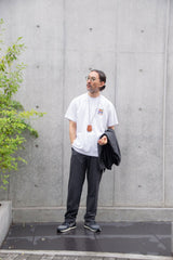 【2021 Summer NEW Arrivals】製品染めスタンププリントTシャツ - A blends official | ブランド公式オンラインストア