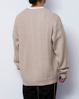 【2022 New Collection】A blends ケーブルアシンメトリーニット - A blends official | ブランド公式オンラインストア