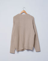 【2022 New Collection】A blends ケーブルアシンメトリーニット - A blends official | ブランド公式オンラインストア