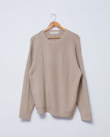 【2022 New Collection】A blends ケーブルアシンメトリーニット - A blends official | ブランド公式オンラインストア