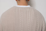 【2022 New Collection】A blends ケーブルアシンメトリーニット - A blends official | ブランド公式オンラインストア
