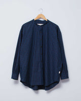 【2022 Spring NEW Arrivals】A blends タイプライターインディゴチェックシャツ - A blends official | ブランド公式オンラインストア