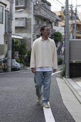 【2022 Spring NEW Arrivals】A blends ダンボールニットラガーシャツ - A blends official | ブランド公式オンラインストア