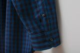 【2022 Spring NEW Arrivals】A blends タイプライターインディゴチェックシャツ - A blends official | ブランド公式オンラインストア