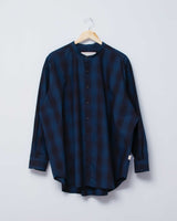 【2022 Spring NEW Arrivals】A blends タイプライターインディゴチェックシャツ - A blends official | ブランド公式オンラインストア