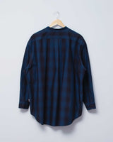 【2022 Spring NEW Arrivals】A blends タイプライターインディゴチェックシャツ - A blends official | ブランド公式オンラインストア