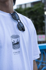 【2022 Summer NEW Arrivals】Youth movie dating "popcorn" プリントTシャツ - A blends official | ブランド公式オンラインストア