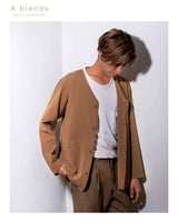 ストレッチノーカラーJK