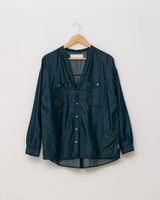インディゴデニムシャツ
