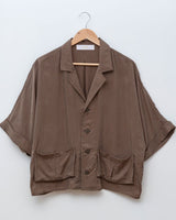 6分袖シャツジャケット