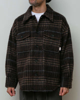 A blends モヘアチェックシャツブルゾン - A blends official | ブランド公式オンラインストア