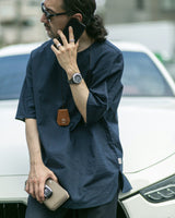 A blends 綿麻プルオーバー半袖シャツ - A blends official | ブランド公式オンラインストア