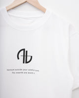 Ablends モダンロゴクルーネックTシャツ - A blends official | ブランド公式オンラインストア