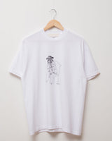 Meme-ci × A blends イラストTシャツ "schnauzer"