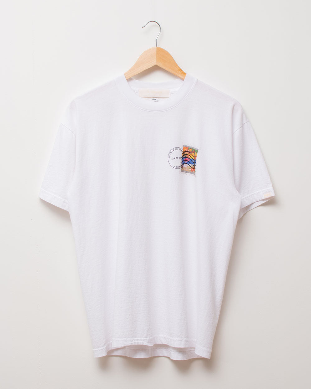 製品染めスタンププリントTシャツ – A blends official | ブランド公式
