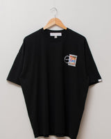 製品染めスタンププリントTシャツ