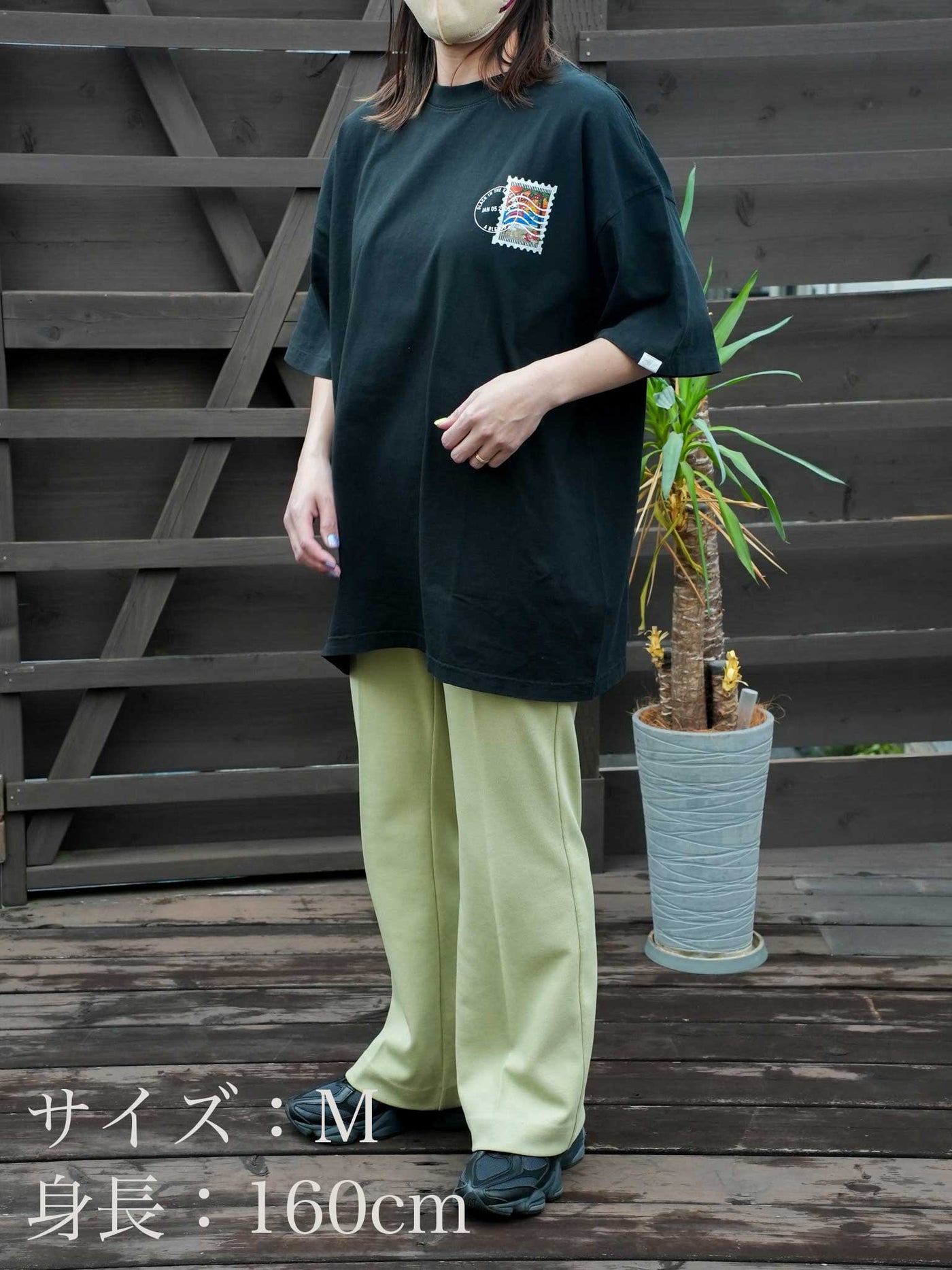 製品染めスタンププリントTシャツ – A blends official | ブランド公式