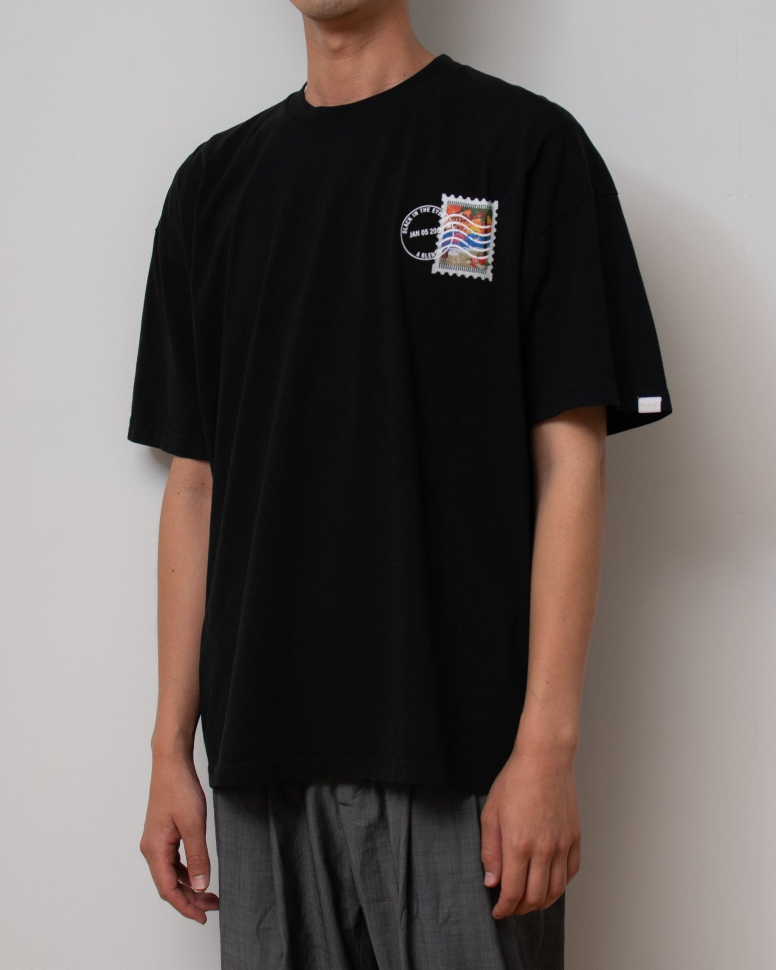 製品染めスタンププリントTシャツ – A blends official | ブランド公式