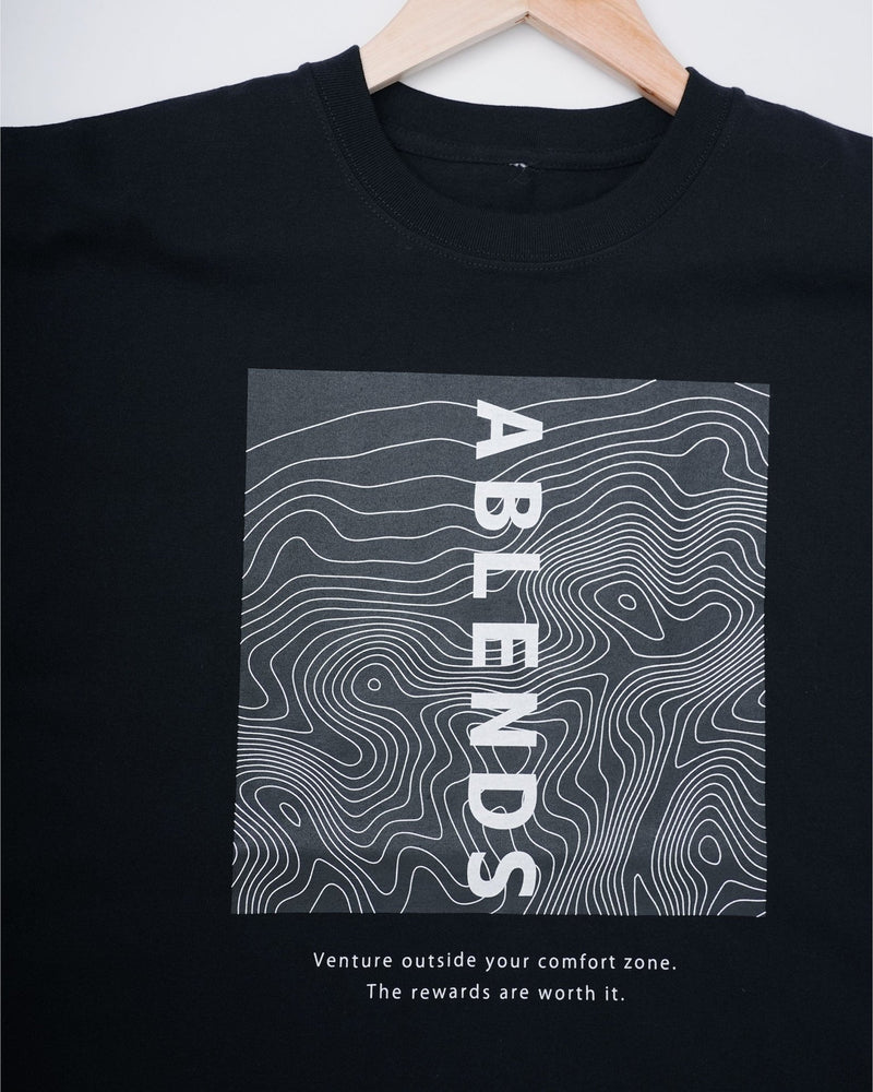 Ablends "TOPOGRAPHY"クルーネックTシャツ - A blends official | ブランド公式オンラインストア